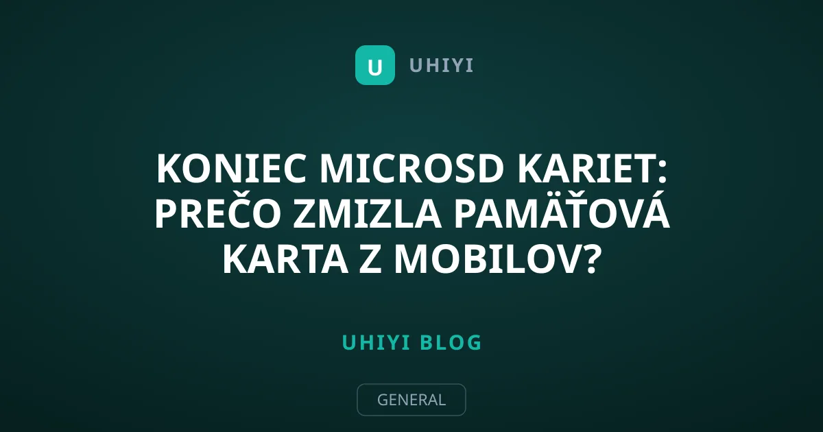 Koniec microSD kariet: Prečo zmizla pamäťová karta z mobilov?