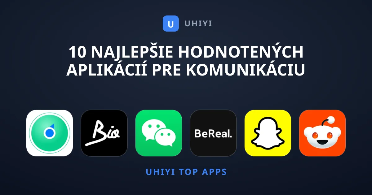 10 Najlepšie hodnotených aplikácií pre Komunikáciu